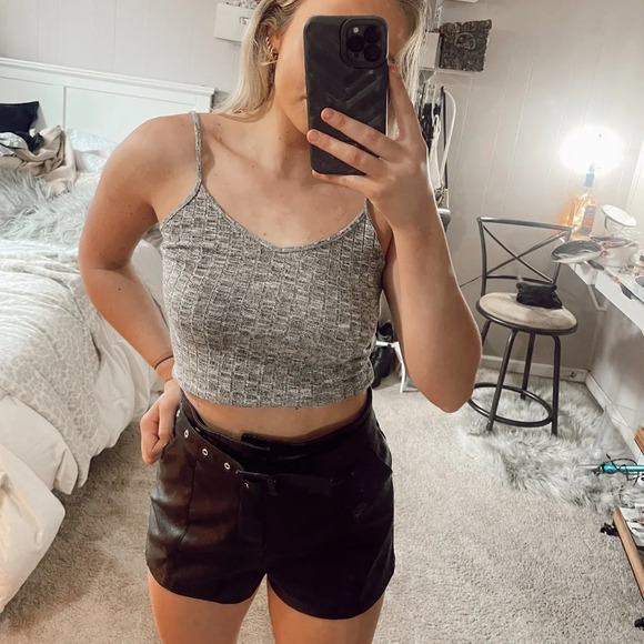 Free People Tops - WSS grey tank top M